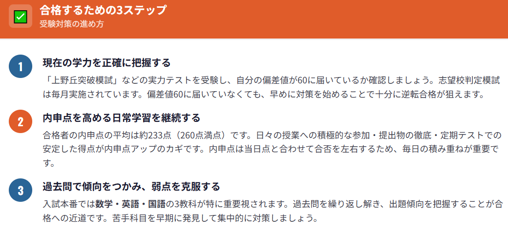 大分豊府高校の入試傾向と教科別対策
